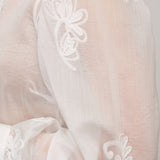 NovinCC Emb LS Shirt - Off white - Co'couture