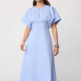 KaioCC Stripe Dress - Pale Blue - Co'couture
