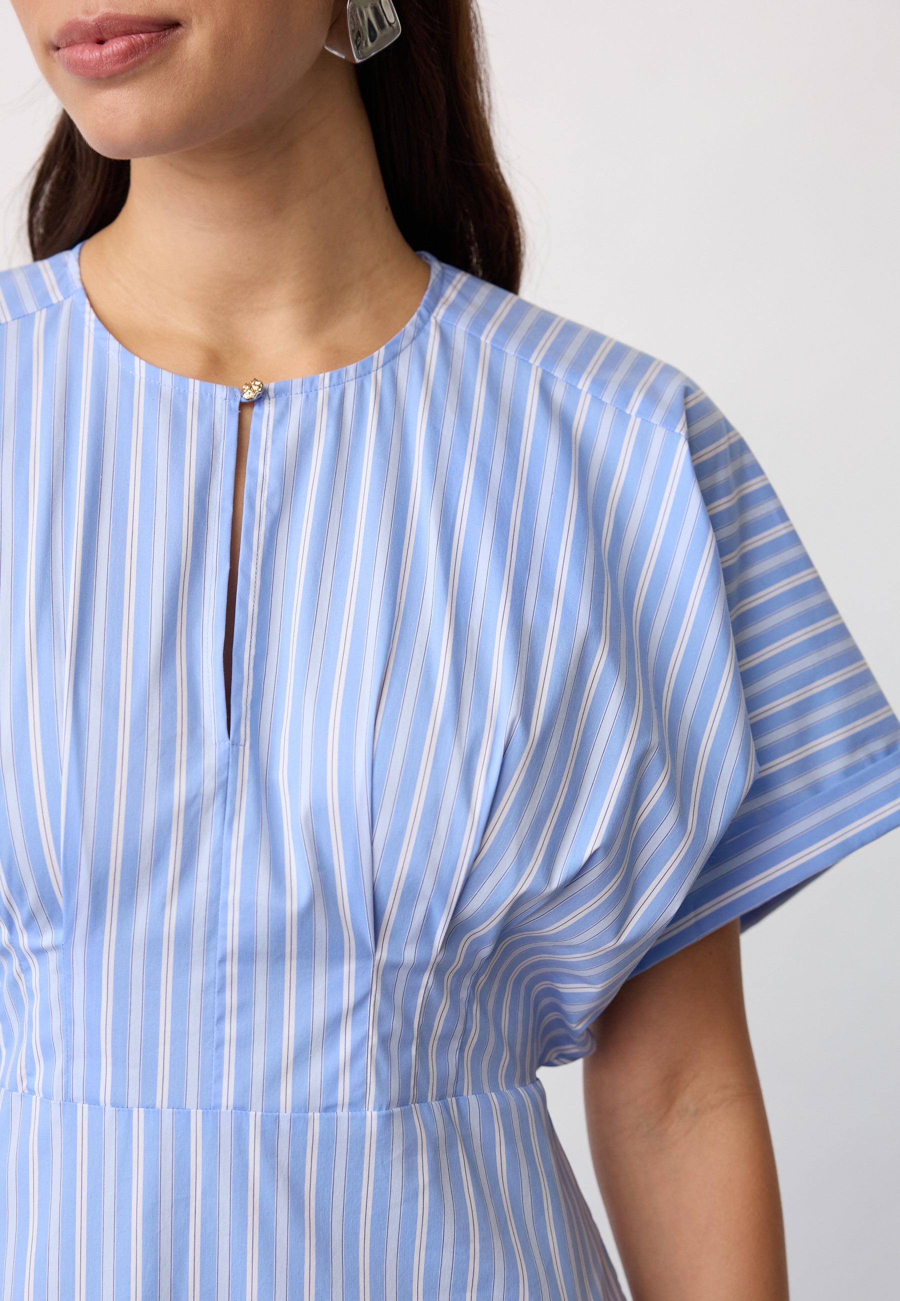 KaioCC Stripe Dress - Pale Blue - Co'couture