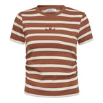 GrannyCC Gathering Stripe Tee - OffWhite/Suntan - Co'couture