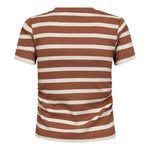 GrannyCC Gathering Stripe Tee - OffWhite/Suntan - Co'couture