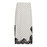 AmeliCC Dot Lace Skirt - Off white - Co'couture