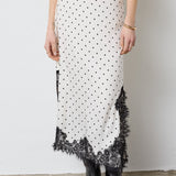 AmeliCC Dot Lace Skirt - Off white - Co'couture