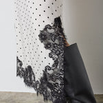 AmeliCC Dot Lace Skirt - Off white - Co'couture