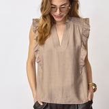 HeraCC Frill SS V-Top - Walnut
