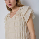 MichaCC Sunrise Crop Dress - Bisquit
