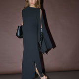 FalconCC Drape Dress - Black