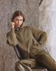 RowCC Zip Knit Cardigan - Army
