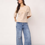 43013 ZengaCC Tee O-Neck - Mink