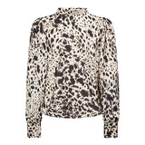 MaxonCC Frill V-Blouse - Bone
