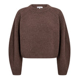 AlviaCC Barrel Sleeve Knit - Brown