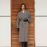 ClaraCC Raglan Coat - Dark Brown