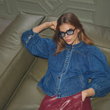 DeniceCC LS Denim Shirt - Used Denim