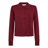 CoryCC Padded LS Cardigan - Berry Red