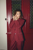 VoliCC Shoulder Blazer - Berry Red
