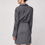 LyviaCC Pin Wrap Dress - Mid Grey