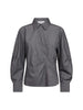LyviaCC Asym Pin Shirt - Mid Grey