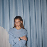 RainaCC Knit O-Neck - Pale Blue