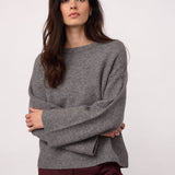 RogerCC O-Neck Knit - Grey Melange