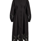 MeliseCC Emb. Dress - Black