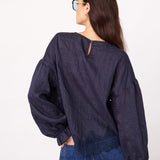 MelliCC Lace Blouse - Navy