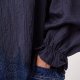MelliCC Lace Blouse - Navy