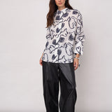 ElricCC Flower LS Shirt - Navy