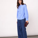 ElonaCC Check Shirt - Pale Blue