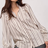 HellyCC Stripe V-Shirt - Off-White