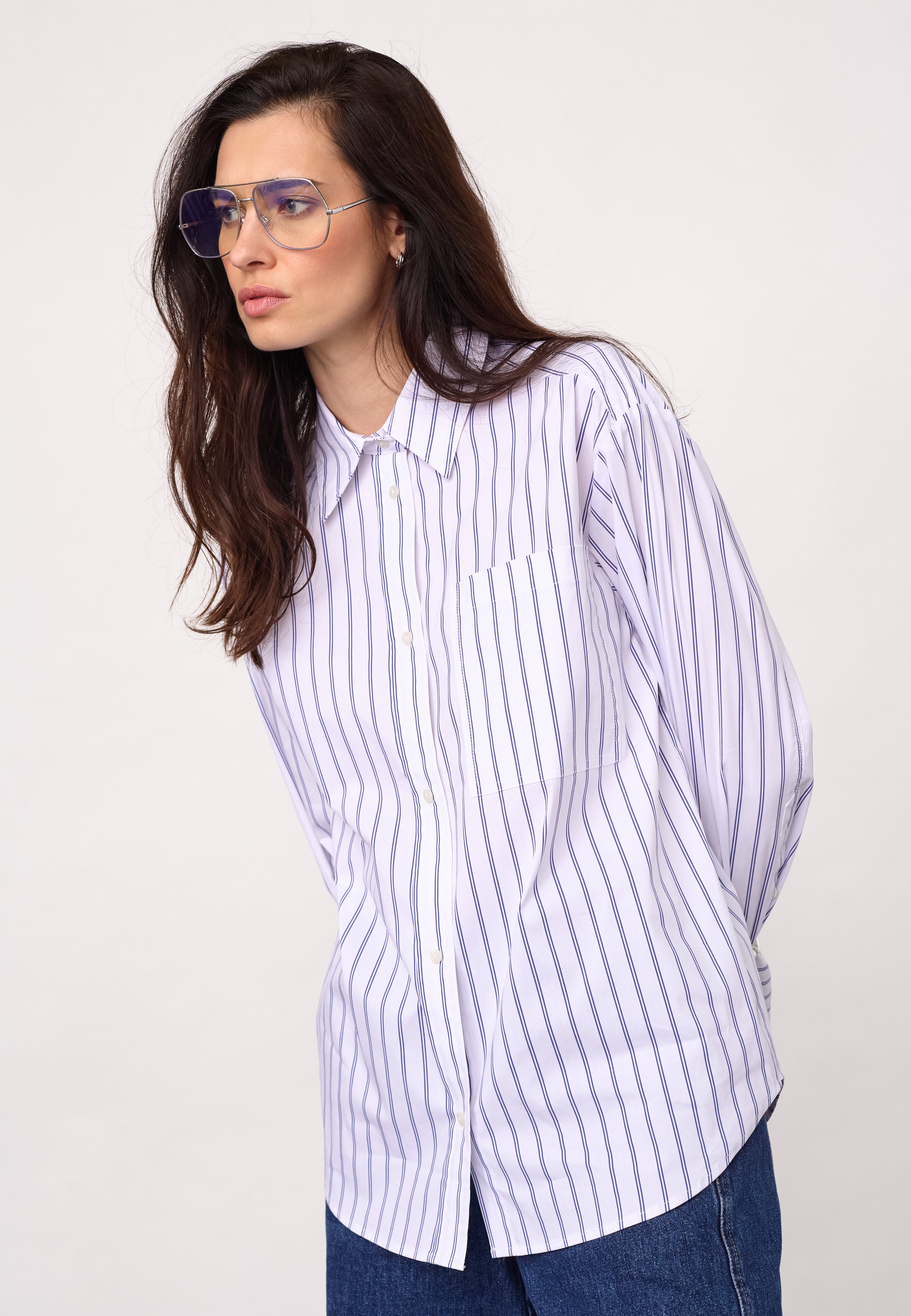 SomoCC Stripe Shirt - White - Co'couture