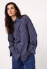 SomoCC Stripe Shirt - Navy