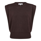 LueCC Wing Knit Vest - Dark Brown