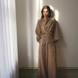 LunaCC Pleat Pant - Taupe