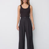 LunaCC Pleat Pant - Black