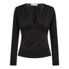 CamillaCC V-Blouse - Black