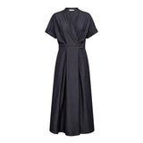 TerryCC Wrap SS  Dress - Navy
