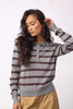 LueCC Padded Polo Knit - Brown