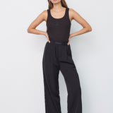 AminaCC Logo Sequin Pant - Black