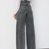 VickyCC Stone Wide Jeans - Black