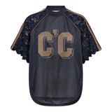 ReenaCC Logo Lace Tee - Navy