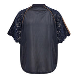 ReenaCC Logo Lace Tee - Navy