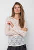BirtaCC O-neck Blouse - Off-White