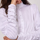 SannaCC Puff Shirt - White