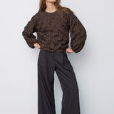 FeronCC Structure Blouse - Bison