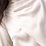 IdunCC Cape LS Blouse - Off-White