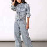 JacksonCC Officer Denim Jacket - Bleach Denim