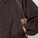 AloraCC Block Jacket - Dark Brown