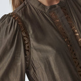 AilaCC Lace Shirt - Mocca - Co'couture