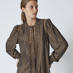 AilaCC Lace Shirt - Mocca - Co'couture