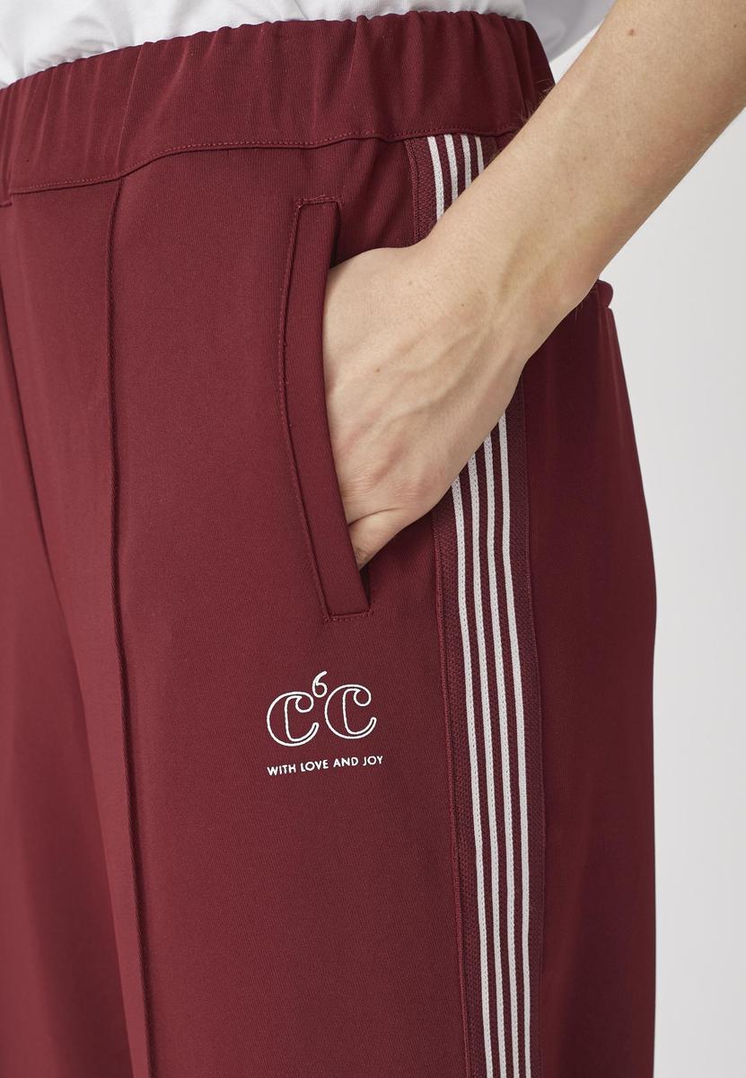 AminaCC Crease Pant - Burgundy - Co'couture
